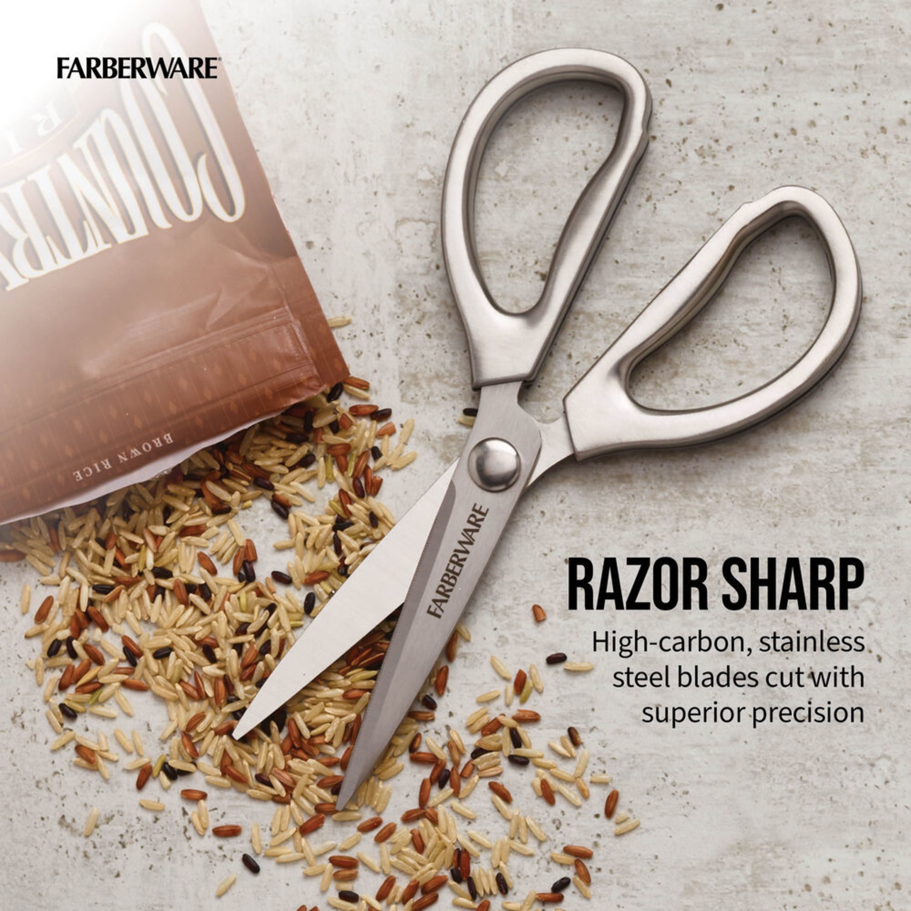 Farberware - Multipurpose Kitchen Shears, 3-Piece Set