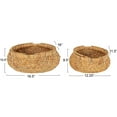 thumbnail image 2 of Household Essentials Water Hyacinth Handwoven Flower Basket Set, Natural, Set of 2, 2 of 9