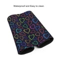thumbnail image 4 of Disketp Colored Hearts Gaming Mouse Mat Long Extended Mouse Pad Desk Mat Non-Slip Rubber Mice Pads Stitched Edges(315.5 x 16 x 0.12 Inches), 4 of 8