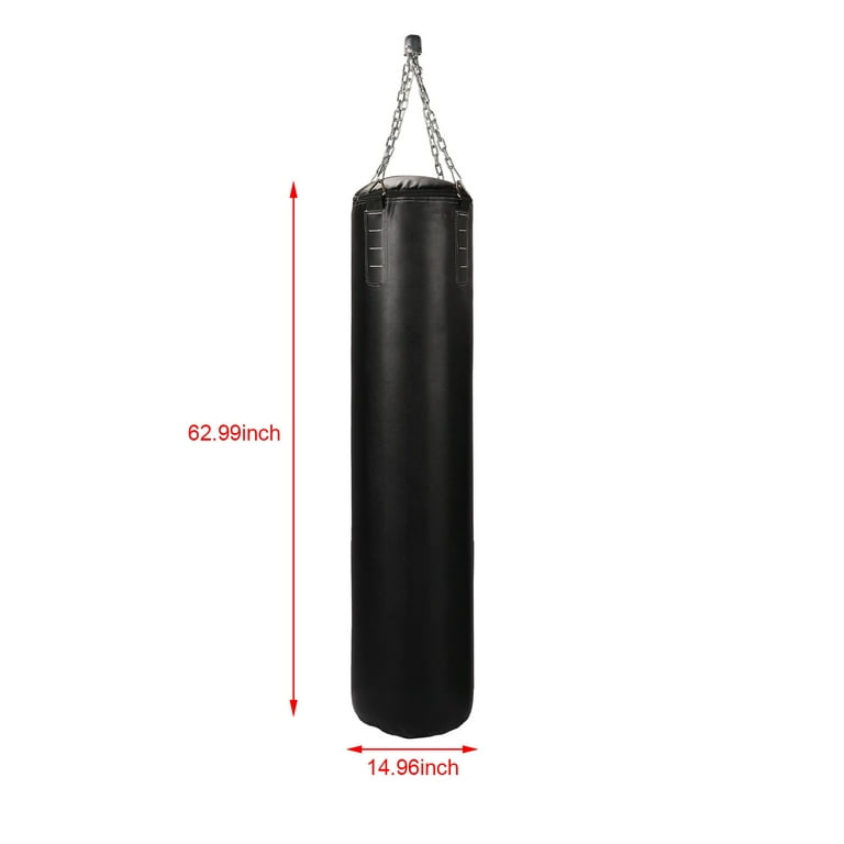 Kvittra Heavy Punching Bag for Adults Youths Kids - Indoor/Garden Boxing  Bag Unfilled Boxing Bag with Chain, Ceiling Hook for MMA, Kickboxing, Muay