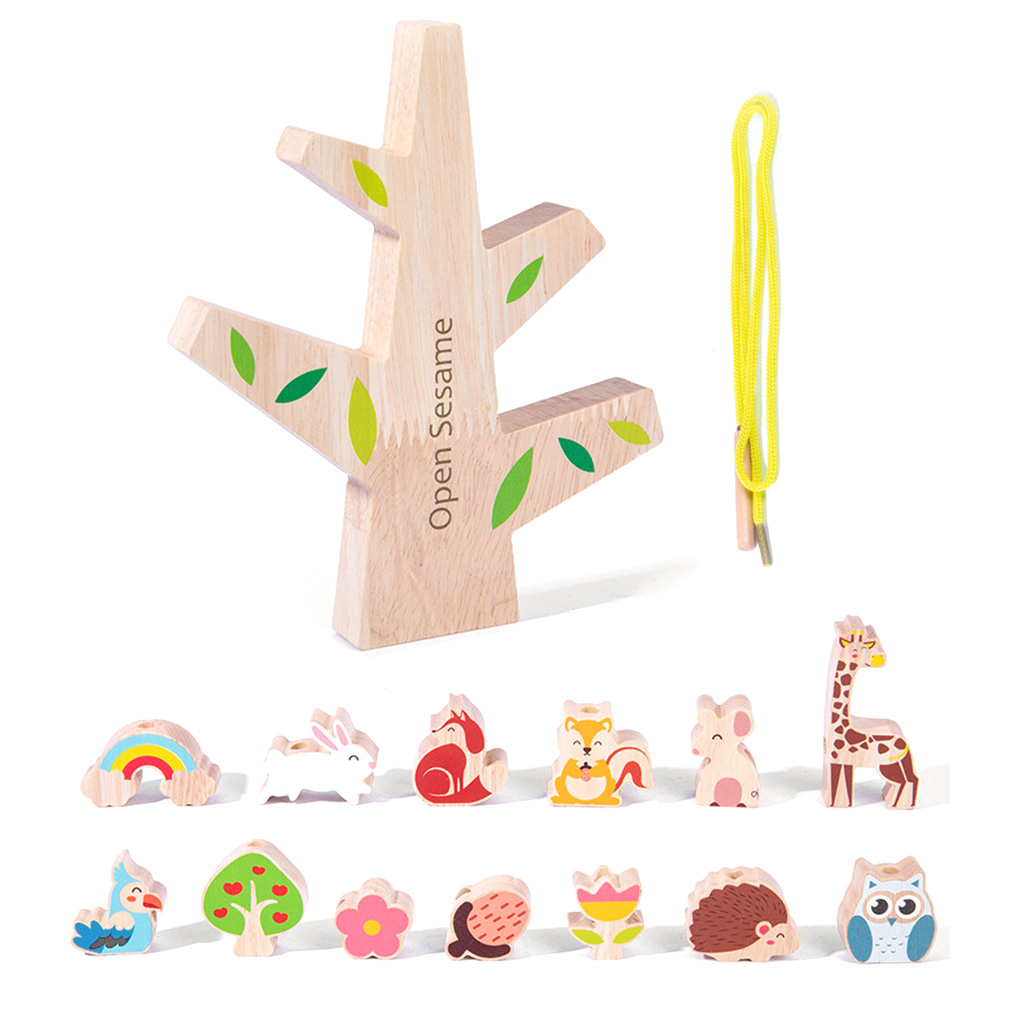 Montessori Education Building Blocks Interactive Tumble Tower Blocks