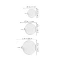 thumbnail image 2 of OUNONA 15Pcs Steel Plate Targets Made from Durable Stainless Steel for Outdoor Shooting Practice, 2 of 8