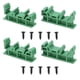thumbnail image 2 of Clip 2 Juegos C45 Soporte De Montaje De Placa De Circuito De Carril DIN Aislado Para Dispositivos De Conmutación Electrónica PCB, 2 of 7