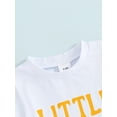 thumbnail image 6 of Toddler Boy Shorts Outfit Letter Print Short Sleeve T-Shirt with TreeCar Print Shorts for Summer, 6 of 10