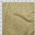 thumbnail image 4 of oneOone Georgette Viscose Yellow Fabric Floral Quilting Supplies Print Sewing Fabric By The Yard 42 Inch Wide, 4 of 4