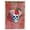 Red, variant on Carolines Treasures BB5129GF Day of the Dead Flowers Skull Flag Garden Size Small multicolor