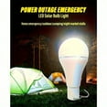 thumbnail image 7 of 2pcs USB Rechargeable LED Light Bulbs with Solar Panel & USB Charging - Portable Hanging Camping & Hiking Light with 4 Light Modes (Daylight, Nightlight, Flashlight, 7 of 7