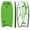 39' Green/ White Tuna, variant on SALT LIFE Boogie Board Bodyboard – Lightweight EPS Core Body Board with HDPE Slick Bottom, Crescent Tail & Coiled Wrist Leash for Beach & Ocean Waves