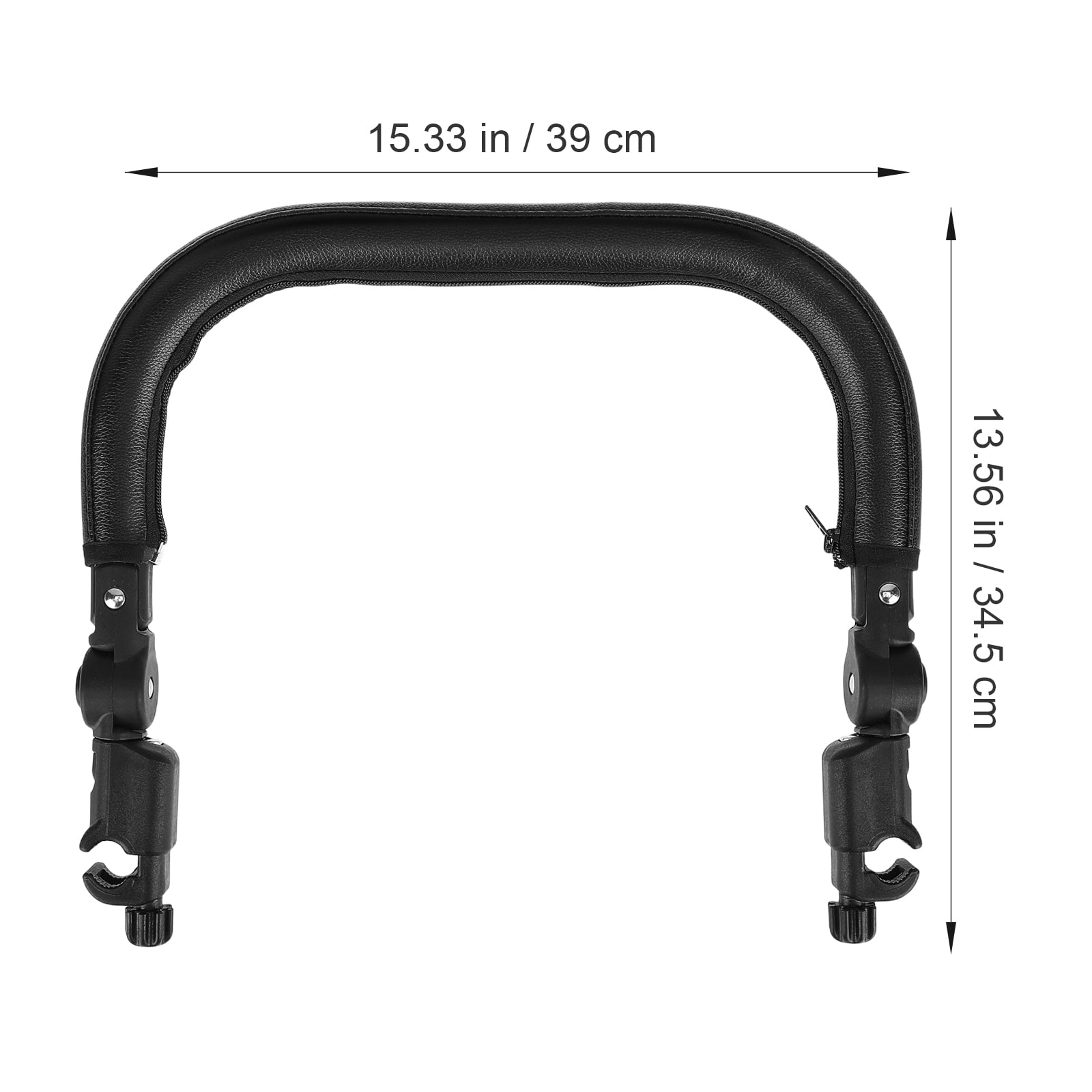 Pawsdot Addon Stroller Handle Black 1Pcs