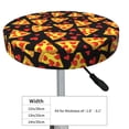 thumbnail image 4 of Bingfone Cartoon Pizza Padded Round Bar Stool Cover Cushion with Elastic Fabric Round Chair Seat - Cartoon Pizza, 4 of 7