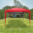 thumbnail image 2 of Quictent 10x20 Easy Pop up Canopy Instant Party Wedding Tent Waterproof with 6 Sidewalls Roller Bag (Red), 2 of 7