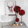 thumbnail image 2 of Poinsettia Tree, 47"H, 2 of 6