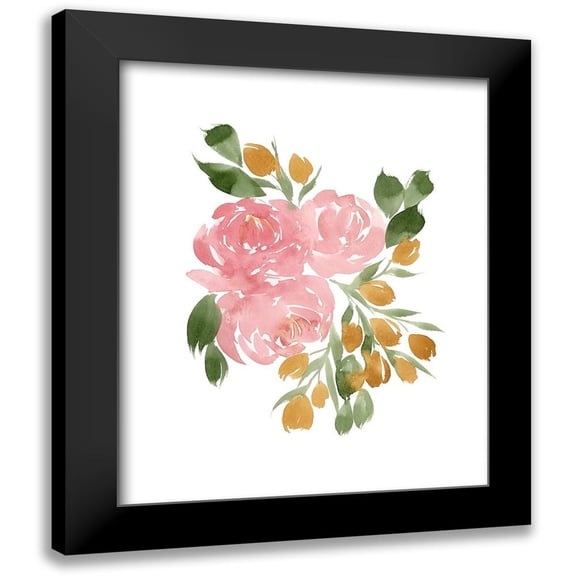 Price, Lucille 12x14 Black Modern Framed Museum Art Print Titled - Amelias Garden II