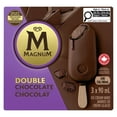 thumbnail image 1 of Magnum Double Chocolate Ice Cream Bars, 3 x 90 mL, 1 of 6