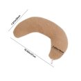thumbnail image 3 of LACKUST Pet Supplies Small Pillow - Soft Cats and Dog Universal Pillow, Crescent Shaped Neck Protection Pet Supplies,Brown, 3 of 6