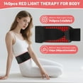 thumbnail image 4 of EGNMCR Firmly Red Light Cure Belt Firmly Red Light Belt With 3 Layer Lift Technology Muscle Relaxation Adjustable And Portable For Wellness And Relaxation belt belt, 4 of 8