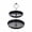 Black, variant on Dessert Table Display Set Double-Layer Cupcake Holder for Desserts, Jewelry and Cosmetics Display Storage Tray