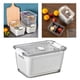 thumbnail image 5 of de almacenamiento de alimentos Cesta de drenaje Nevera Cajas de Grande Sunnimix Cajas de almacenamiento para frigorífico, 5 of 8