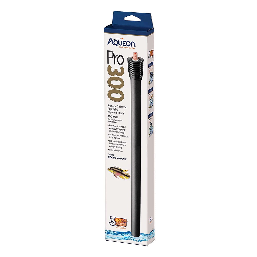 Aqueon Adjustable PRO Aquarium Heater 300 Watts