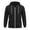 Black, variant on Bxsruta Mens Zip Up Hoodie Long Sleeve Casual Athletic Jacket with Drawstring
