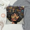 thumbnail image 2 of Nawypu Throw Pillow Covers African American Black Girl Throw Pillowcase Black Pillow for Women Girls Bedroom Living Room Couch, 2 of 5