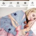 thumbnail image 3 of ARISTURING Ballerina Girls Pink Blanket Ballet Gifts for Girls Women Soft Flannel Throws Cozy Lightweight Blankets for Couch Bed Sofa for Kid/Child, 3 of 6