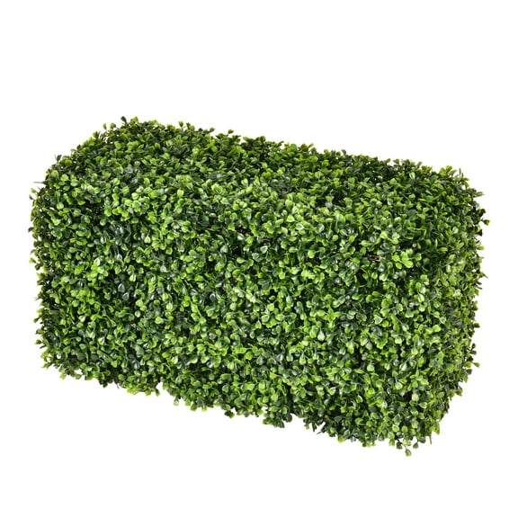 Vickerman 24" Artificial Green Boxwood Hedge.