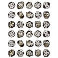 thumbnail image 1 of 30 piezas DIY Pegatinas de flores Cuenta de mano Estilo retro Suministros decorativos para Flores de primavera, 1 of 9