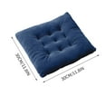 thumbnail image 2 of Plush Seat Cushion for Office Chairs Soft Thick Chair Pad with Non-Slip Strap Support for Desk Stool Chair Home Office Comfort, 2 of 5