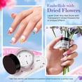 thumbnail image 2 of Kit de uñas Dip Powder AZUREBEAUTY Transparent Crystal Flower, 2 of 7