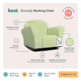 thumbnail image 5 of Keet Fabric Slat Back Rocking Chair, Multiple Colors, 5 of 6
