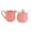 Pink, variant on Sugar Container Creamer Pitcher Ceramic Accessories Smooth Finish for Western Dining and Daily Use