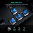 thumbnail image 3 of Teclado para juegos RiSophy Mechanical RGB 104 teclas Blue Switch, 3 of 9