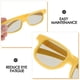 thumbnail image 3 of FOMIYES 10Ud Gafas 3D Amarillas Para En Casa Con Compatibilidad Para TV Y Juegos De Video, 3 of 8