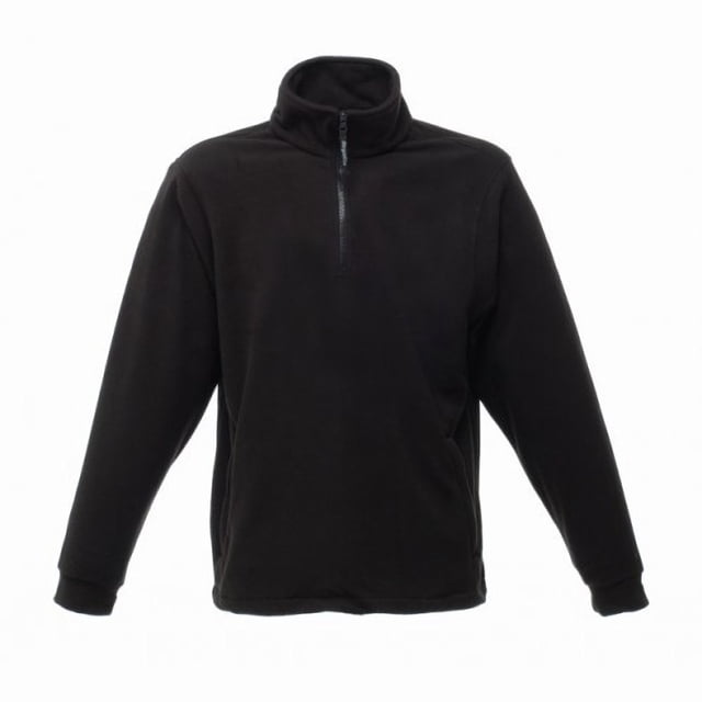 Regatta - Top forro polar media cremallera anti-bolas Modelo Thor Overhead (Negro)