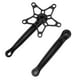 thumbnail image 1 of 130 BCD MTB Crankset, Lightweight Aluminum Alloy 170 Mm Left Right Crank Arms  For Mountain Bike ANGGREK Negro, 1 of 8