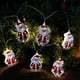 thumbnail image 1 of Guirnalda de Luces navideñas Xihbxyly campanas Muñeco de nieve Bastón de Papá noel led, 1 of 2
