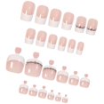 thumbnail image 1 of 48 Uds. Uñas postizas para los pies, juego de arte de uñas para pies y manos para mujeres y niñas ZefeiWu 8390611274832, 1 of 1