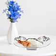 thumbnail image 3 of Assiette Divisée en Acier Inoxydable Forme de Crabe Assiette Divisée Assiette pour Enfants Assiette de Dîner pour Enfants, 3 of 9
