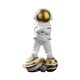 thumbnail image 2 of Estatua de astronauti, regalos Lindo arte creativo Resina Espacio exterior Coleccionables Artesanía Escultura para adorno en miniatura Guardería Hogar de pie Fernando Figuras de astronauta de resina, 2 of 8