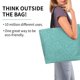 thumbnail image 2 of Easygdp Teal Green Glitter Bolsas Tote para Mujer, Bolsos de Hombro para Viaje, Bolsos de Mano de Gran Capacidad para Compras y Trabajo, 2 of 8