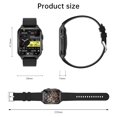thumbnail image 6 of 1.96 Inch Smart Watch Full Touch Screen Health Monitor IP67 Waterproof, 6 of 13