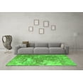 thumbnail image 3 of Ahgly Company Indoor Rectangle Oriental Green Industrial Area Rugs, 7' x 9', 3 of 4