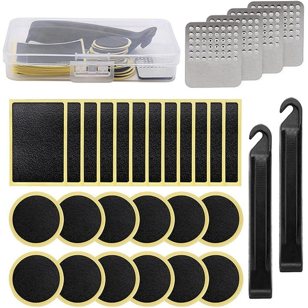 30 Pieces Bike Puncture Repair PatchesSelf Adhesive Bike Tire Patch Kit