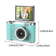 Budget Digital Camera Qwtwty Student Digital Camera 2.4 Inch Flip Screen Autofocus 1080P High Definition Selfie Beauty Camera