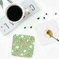 thumbnail image 5 of Gaeub Cute Frog2 Print 6 Pcs Leather Coasters for Drinks ,Drink Coasters Sets,Drink Table Cup Coasters for Living Room Kitchen Coffee Decor,Square, 5 of 7