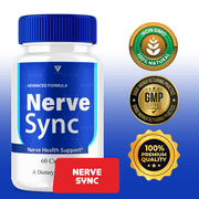 (3 Pack) Nerve Sync Brain Supplement, NerveSync Advanced Memory (180 Capsules)