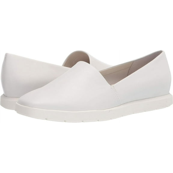 Franco Sarto Women's Bonza Slip On Loafer White 10M