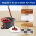 thumbnail image 5 of Spin Mop Replacement Heads Compatible with O Cedar EasyWring, Microfiber Refills, Machine Washable, 3 Pack, 5 of 9