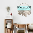 thumbnail image 3 of Personalized Family Tree Birthday Reminder Board(16"x8"), Wooden Family Birthday Tracker Wall Hanging with 100 Tags, DIY Birthday Gifts for Mother Grandma Friends Family, 3 of 8